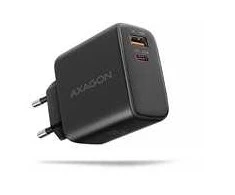 AXAGON GaN sieninis įkroviklis 2x prievadas (USB-A + USB-C), PD3.0/PPS/QC4+/SFC2.0/AFC/SCP/FCP/Apple, 45W | ACU-PQ45