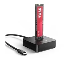 AXAGON ADSA-M2C11L, USB-C 10Gbps dokovacia stanica pro 1× M.2 NVMe SSD