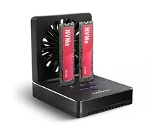 Doko stotelė Axagon AXAGON doko stotelė USB-C 20Gb/s dla 2× dysków M.2 NVMe/SATA SSD su funkcija klonowania