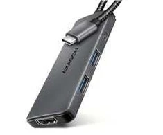 AXAGON HMC-5H8K USB 5Gbps šakotuvas, 2x USB-A, USB-C, HDMI 8k/30Hz, PD 100W,