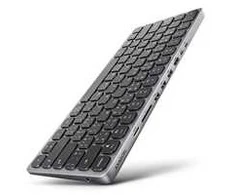 AXAGON HMC-KB-CS, USB 5Gbps šakotuvas su CZ/SK klaviatūra, HDMI 4K/60Hz, 3x USB-A, SD/mSD, garsas, PD 100W, USB-C laidas 60cm