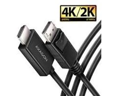 AXAGON RVD-HI20C2 DisplayPort - HDMI 2.0 kabelis 1.8m 4K/60Hz