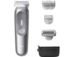 Barzdaskutė Braun Series 7 80789703 kūno plaukų kirpimo mašinėlė / skustuvas Pilka