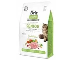 Brit Care Cat GF Senior Weight Control (Šviežia vištiena) 0,4kg