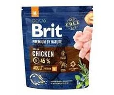 Brit Premium By Nature suaugusiojo M vidutinio 1kg