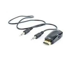 C-TECH HDMI į VGA garso adapteris, M/F