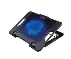 C-TECH aušinimo kilimėlis NTB CLP-S100, iki 17 colių, 1x 140 mm, 2x USB, mėlynas foninis apšvietimas