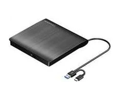 C-TECH išorinis DVD įrašymo įrenginys DVD-USB-AC, USB 2.0, USB A / C tipas