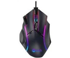 C-TECH žaidimų pelė Akali, 12800 DPI, RGB apšvietimas, USB, juoda