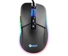 C-TECH žaidimų pelė Dawn, atsitiktiniai žaidimai, 6400 DPI, RGB apšvietimas, USB