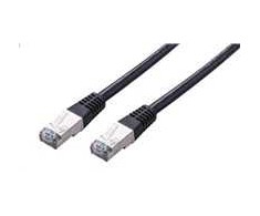 C-TECH kabelio pataisos laidas Cat5e, FTP, juodas, 0,5 m