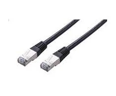 C-TECH kabelio pataisos laidas Cat5e, FTP, juodas, 0,25 m