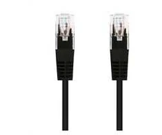 C-TECH patch cord Cat5e, UTP, juodas, 0,25m