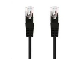 C-TECH kabelis patchcord Cat5e, UTP, juodas, 2m