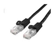 C-TECH kabelis patchcord Cat6, UTP, juodas, 5m