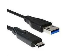 USB kabelis C-Tech USB-A - USB-C 1 m Juodas (BC- USB2C- 10B)