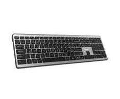Klaviatūra C-TECH Klávesnice Quallis KB-118 Dual mode, bezdrátová, BT5.0 + 2,4GHz, scissors tlačítka, USB nano receiver, CZ/SK