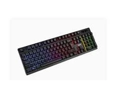 Klaviatūra C-Tech C-TECH klaviatūra gaming półmechaniczna Iris (GKB-08), casual gaming, CZ/SK, tęczowe pašvietimas, USB