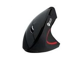 C-TECH pelė VEM-09C, vertikali, 6 mygtukai, juoda, USB