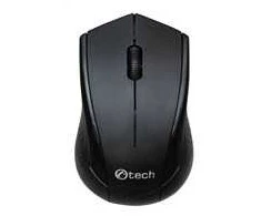 C-TECH pelė WLM-07, bezdrátová, 1200DPI, 3 tlačítka, USB nano receiver, juoda
