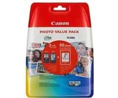 Canon 5224B007 (PG540L+CL541XL) kasečių komplektas rašaliniams spausdintuvams, Juoda 300p. CMY 400p.