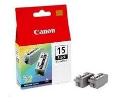 Canon BCI-15BK ink cartridge twinpack, juodas