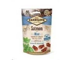 Carni Love Carnilove Crunchy Fresh Snack lašišos ir mėtų skonio traškučiai 50 g
