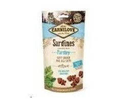 Carni Love Carnilove Cat skanėstas Snack Sardine praturtintas petražolėmis 50g