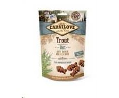 Vafo Praha Sro CARNILOVE SEMI-MOIST SOFT SNACK Upėtakis praturtintas krapais - skanėstas šuniui - 200 g