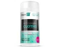 CLEAN IT Drėgnos valymo šluostės ekranams 100 vnt