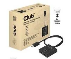 „Club 3D Club3D“ HDMI jungiklis „du viename“ dvikryptis 8K60Hz/4K120Hz UHD mažmeninė prekyba