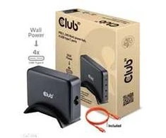 Įkroviklis Club 3D Club3D įkroviklis 4xUSB Type C PD 240W, GaN mažmeninė prekyba