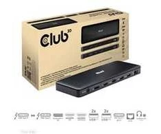 Club 3D 12-in-1 Thunderbolt 4 stotis / replikatorius (CSV-1582)
