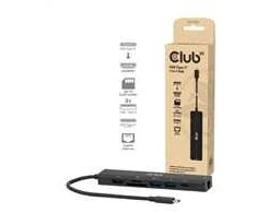 Club 3D CLUB3D CSV-2553 USB C tipo šakotuvai ir koncentratoriai 5000 Mbit/s juodas