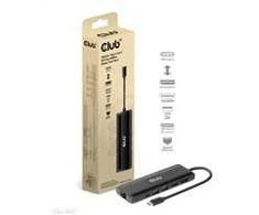 Club 3D Dokovací stanice USB-C 8v1, 1xDP, 1xHDMI, 1xUSB-C PD100W, 2xUSB, čtečka SD karet, pilka