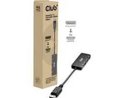 Club 3D CLUB3D CSV-7330 šakotuvas ir koncentratorius DisplayPort