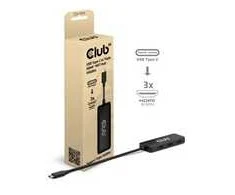Club 3D Club3D MST-Hub USB 3.2 Typ C > 3x HDMI 4K60Hz St/Bu mažmeninė prekyba