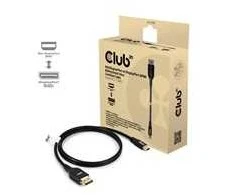 Kabelis Club 3D Club3D Kabelis MiniDP 2.1 DP2.1 1m 10K60Hz St/St mažmeninė prekyba