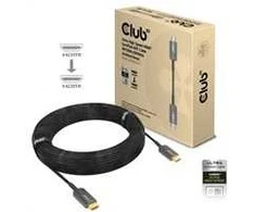 CLUB 3D itin didelės spartos HDMI™ sertifikuotas AOC kabelis 4K120Hz/8K60Hz vienkryptis M/M 20m/65,6ft