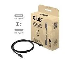 Club 3D Club3D Thunderbolt 5 kabelis, 80/120 Gbps, sertifikuotas kabelis, 1x 4K540Hz, 2x8K240Hz, PD 240W, 1m