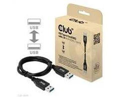 Kabelis USB Club 3D USB-A - USB-A 0.5 m Juodas (CAC-1409)