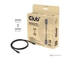 Kabelis USB Club 3D USB-C - USB-C 1 m Juodas (CAC-1570)