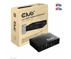 Club 3D Club3D jungiklis 1:3 HDMI 8K60Hz/4K120Hz, 3 portai