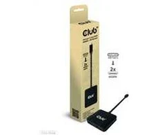 Club 3D Club3D vaizdo šakotuvas MST USB-C su 2xHDMI + USB-C PD 3.0, 4K60Hz