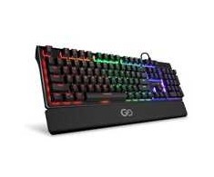 CONNECT IT GG klaviatūra, žaidimų klaviatūra, mechaninė, laidinė, CZ/SK, juoda