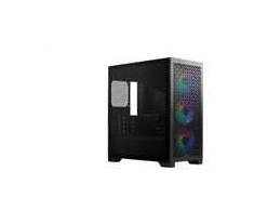 „Cooler Master Elite 302“ korpusas, permatomas šoninis skydelis, mATX, 3x 120 mm ARGB ventiliatoriai, juodas