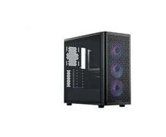 „Cooler Master Elite 502“ kompiuterio korpusas, vidutinio dydžio bokštas, ATX, ARGB, grūdintas stiklas - Juodas