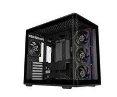 „Cooler Master Elite 600“ korpusas, ATX, permatomas šoninis skydelis, 4 x 120 mm ventiliatoriai, juodas