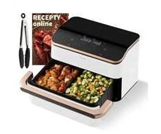 Gruzdintuvė Cosori CAF-TF101S-WEUR Dual Blaze TwinFry Wi-Fi 10 l balta