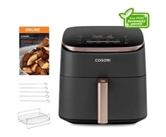Cosori TurboBlaze Pro horkovzdušná fritéza 6.2l, keramika - juoda